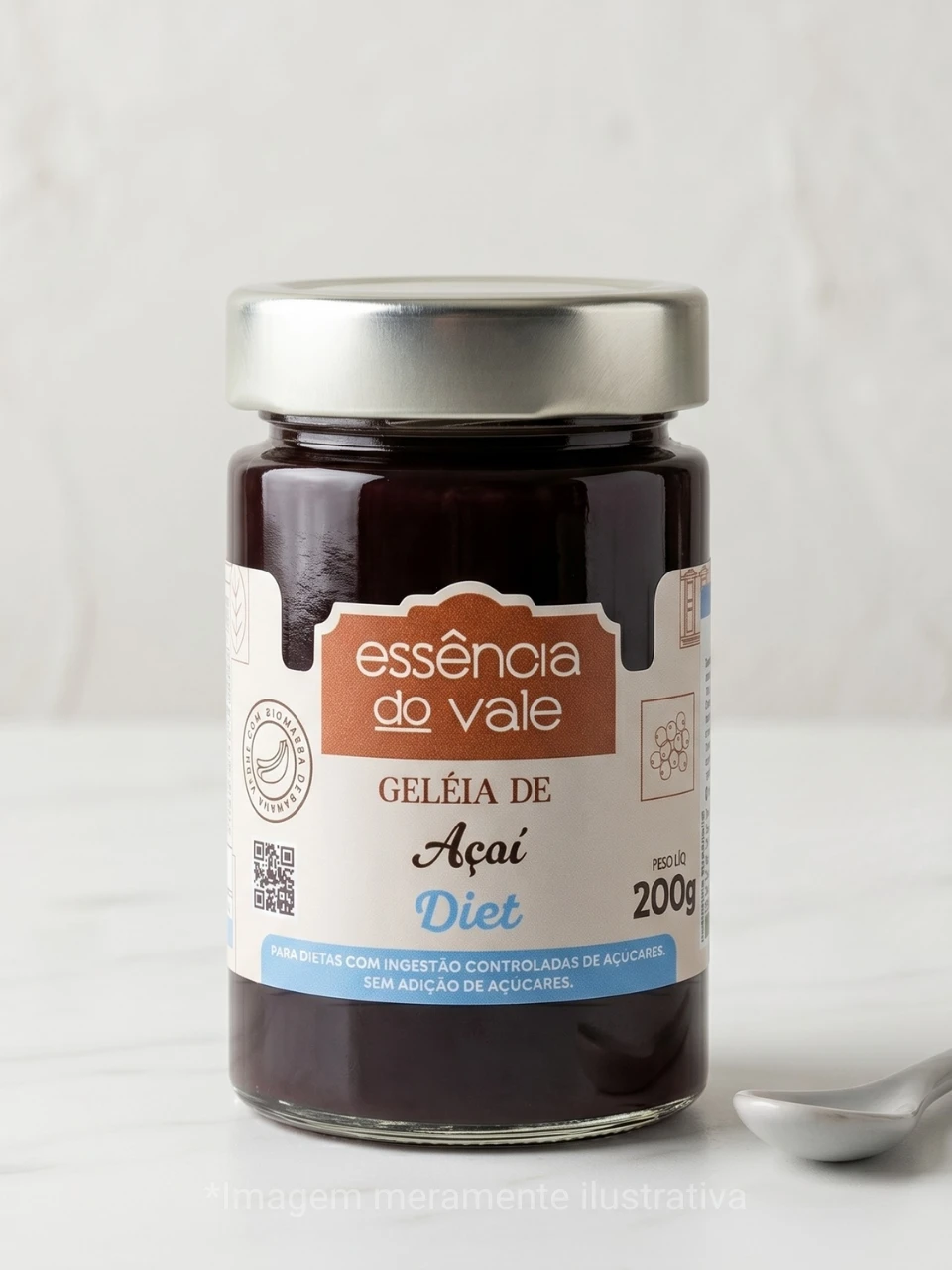 Geleia de Açaí Diet Sem Adição de Açúcar 200g - Imagem 2