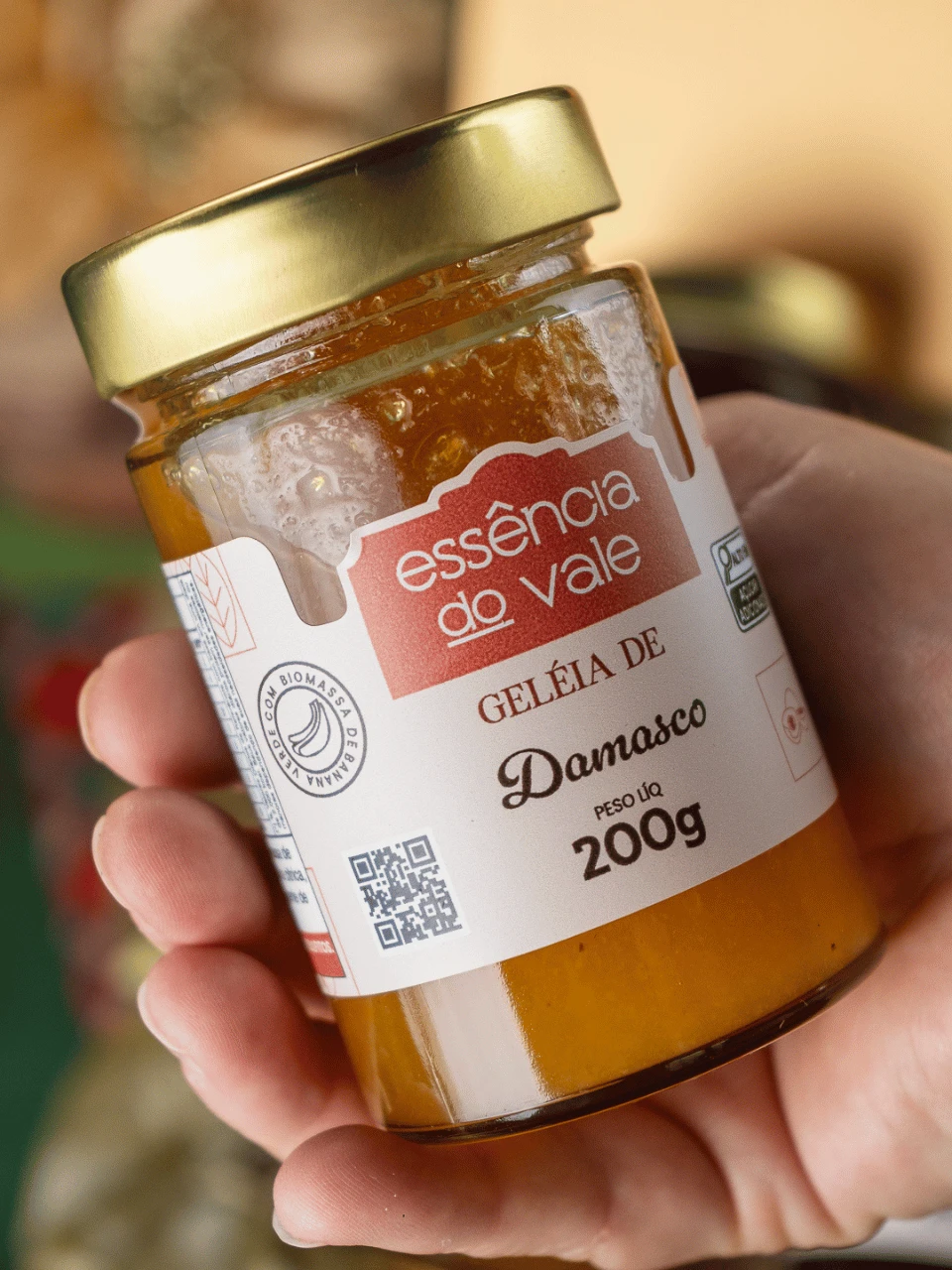 Geleia de Damasco da Essência do Vale 200g - Imagem 2