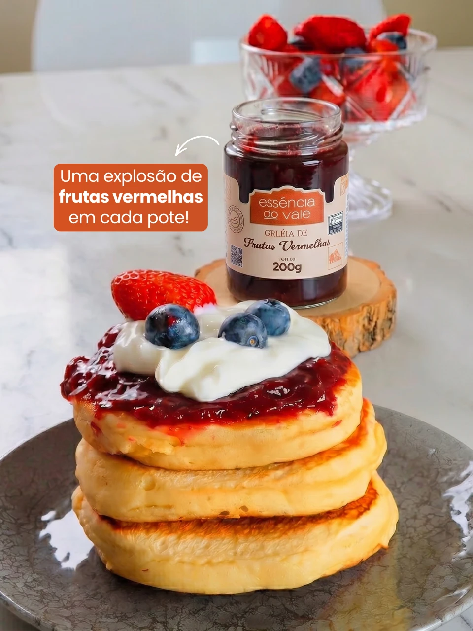 Geleia de Frutas Vermelhas da Essência do Vale 200g - Imagem 3