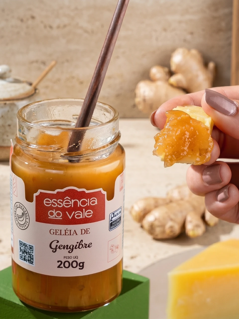 Geleia de Gengibre Essência do Vale 200g - Imagem 2