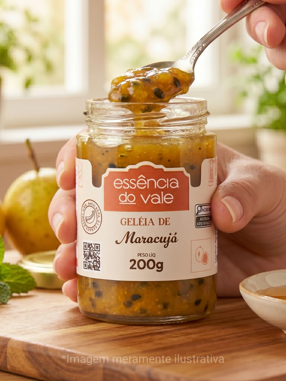 Geleia de Maracujá Essência do Vale 200g - Imagem 3
