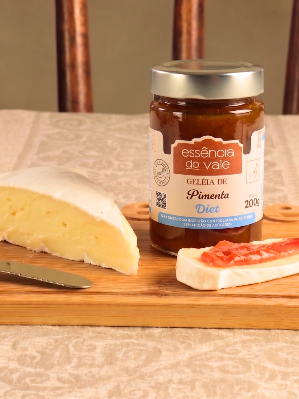 Geleia de Pimenta Diet Sem Adição de Açúcar da Essência do Vale 200g - Imagem 2