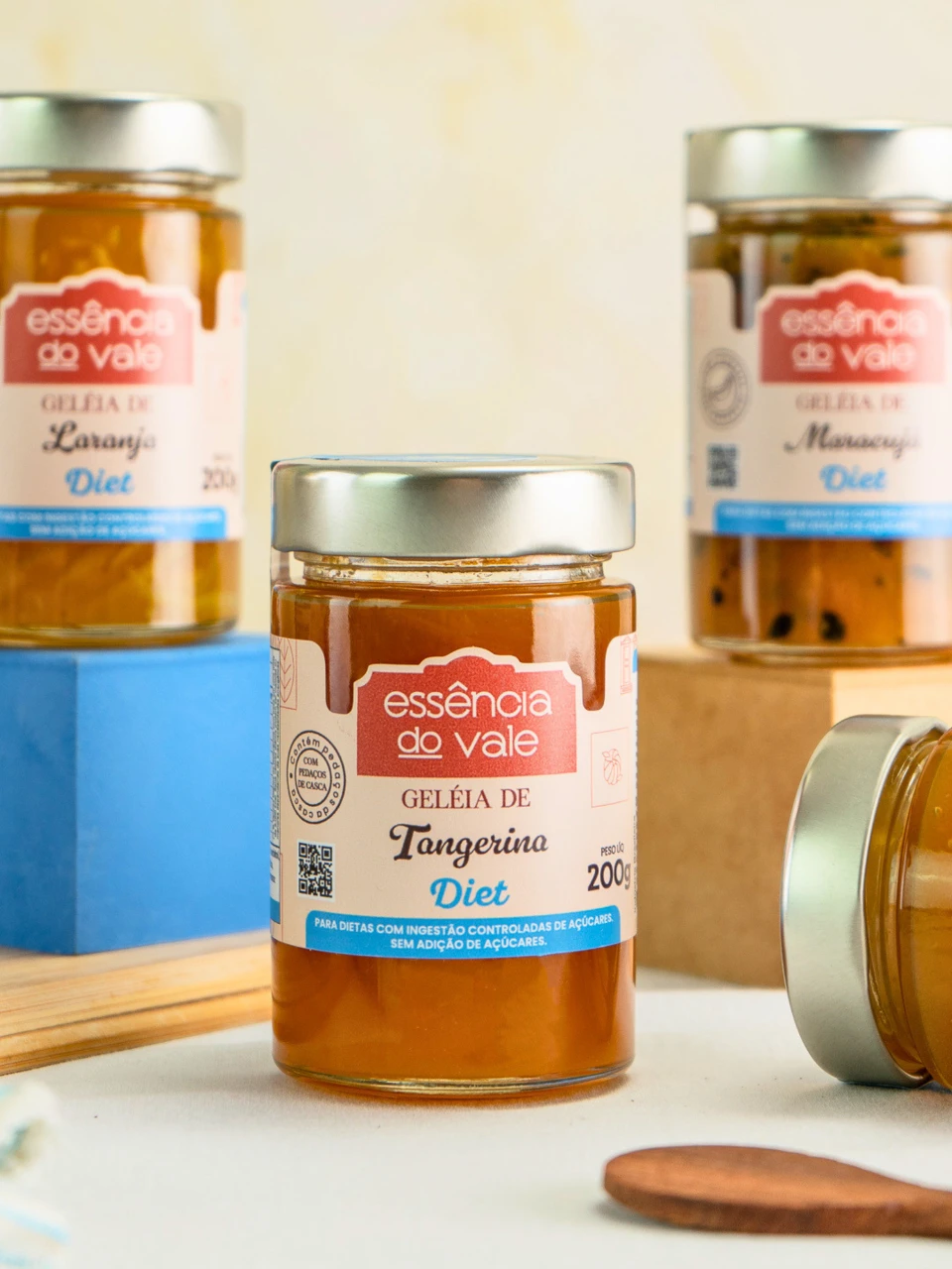 Geleia de Tangerina com Pedaços de Casca Diet Sem Adição de Açúcar 200g - Imagem 3