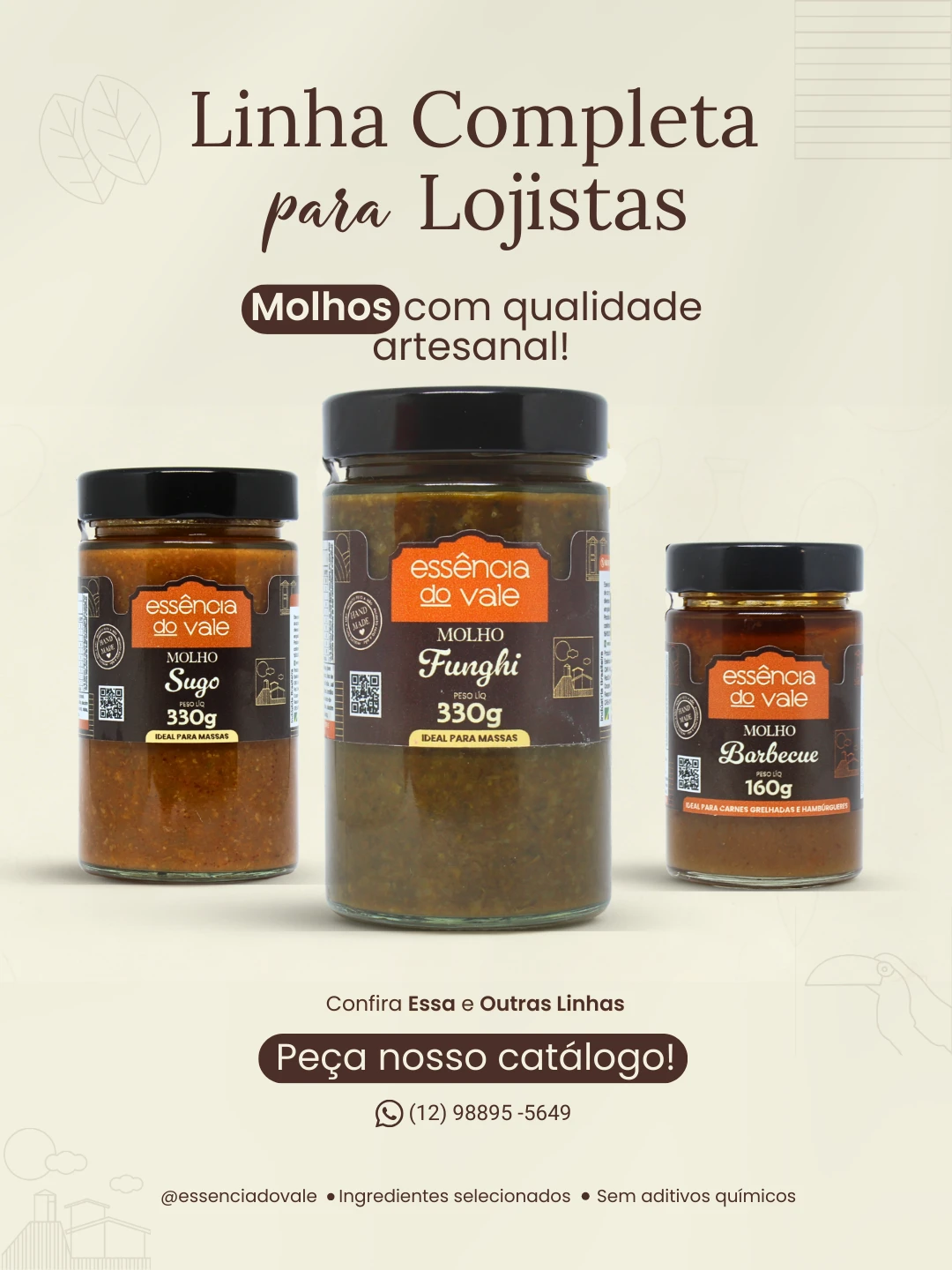 Molho ao Sugo da Essência do Vale 330g - Imagem 2