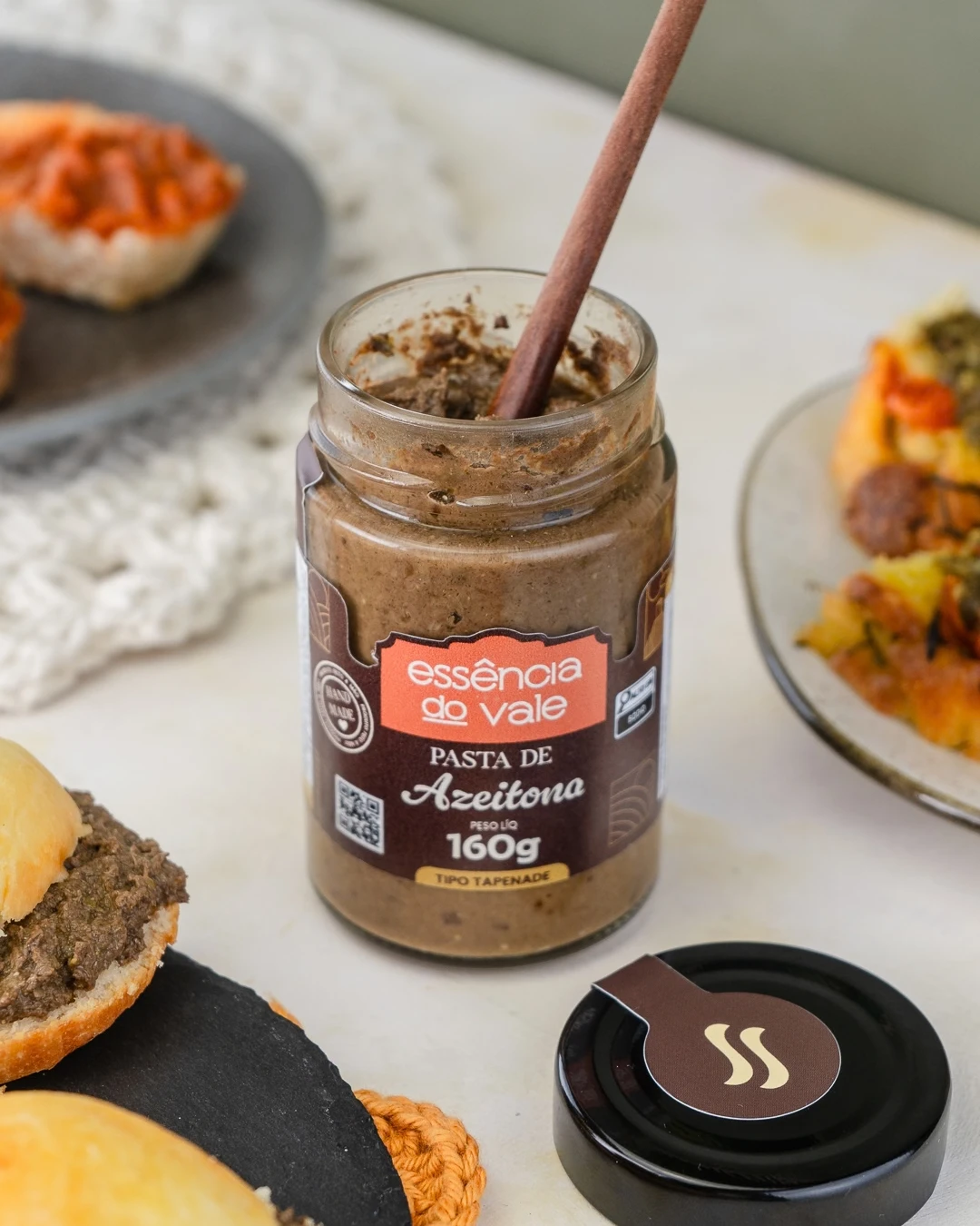 Pasta de Azeitona Tipo Tapenade Essência do Vale 160g - Imagem 3