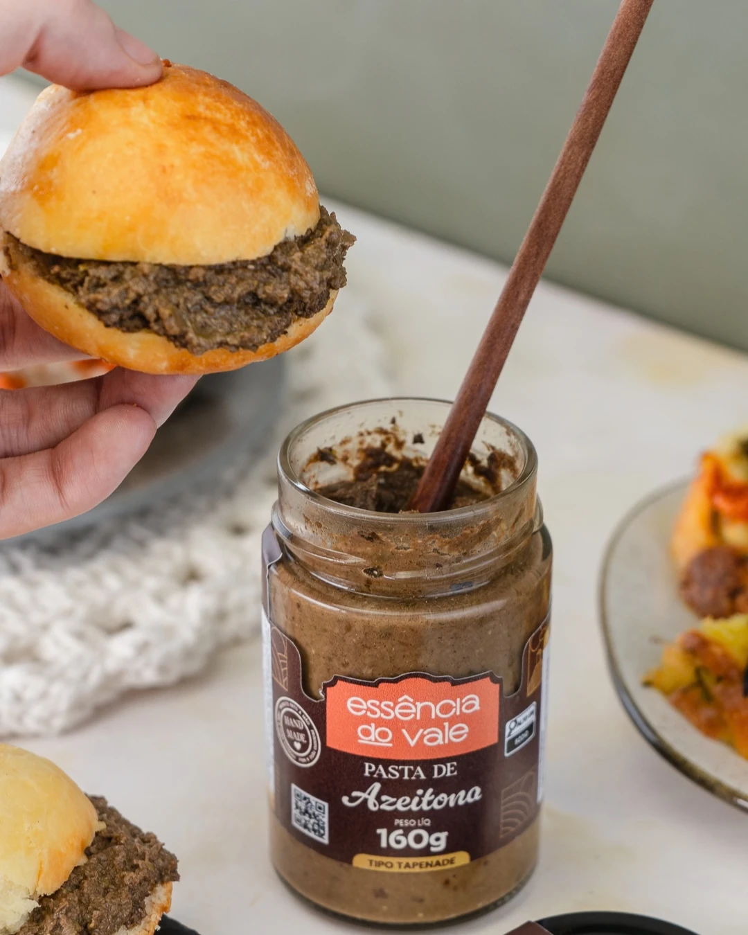Pasta de Azeitona Tipo Tapenade Essência do Vale 160g - Imagem 2