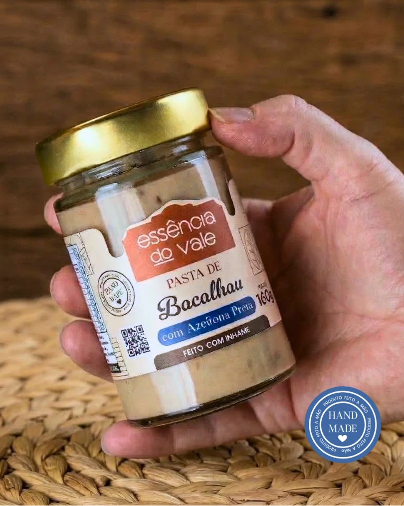 Pasta de Bacalhau com Azeitona Preta Essência do Vale 160g - Imagem 4