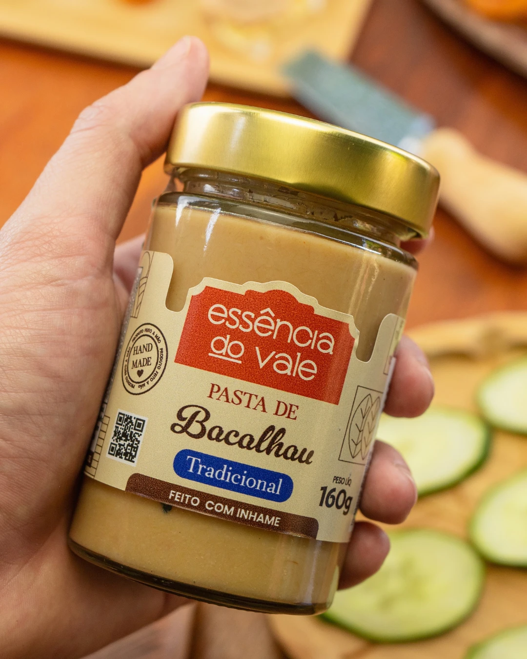 Pasta de Bacalhau Tradicional Essência do Vale 160g - Imagem 3