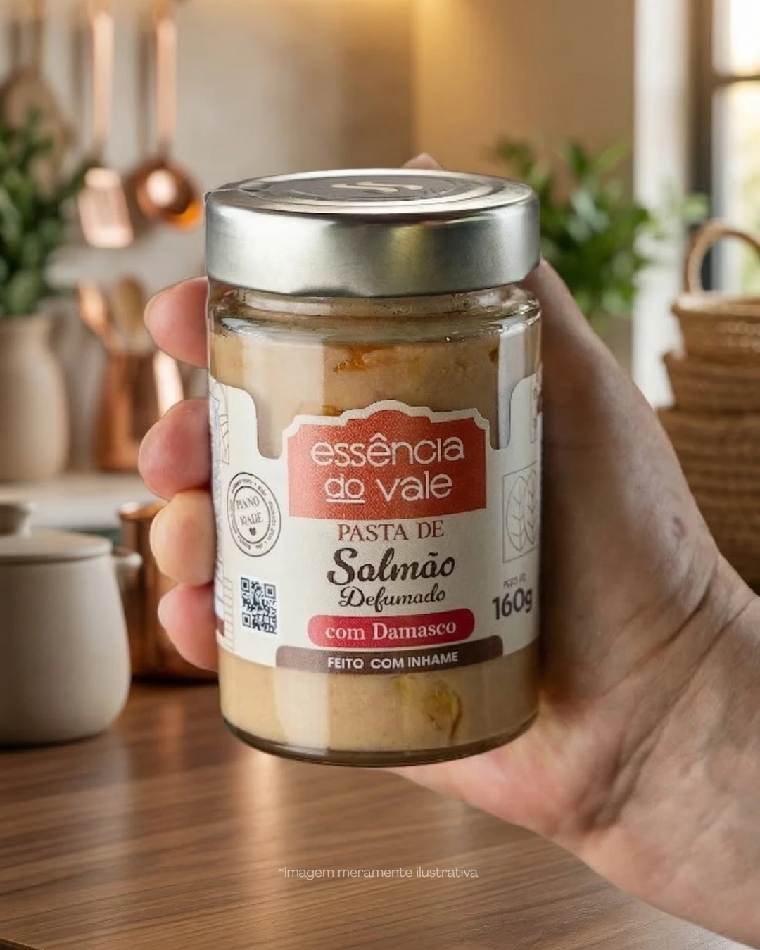 Pasta de Salmão com Damasco Essência do Vale 160g - Imagem 3