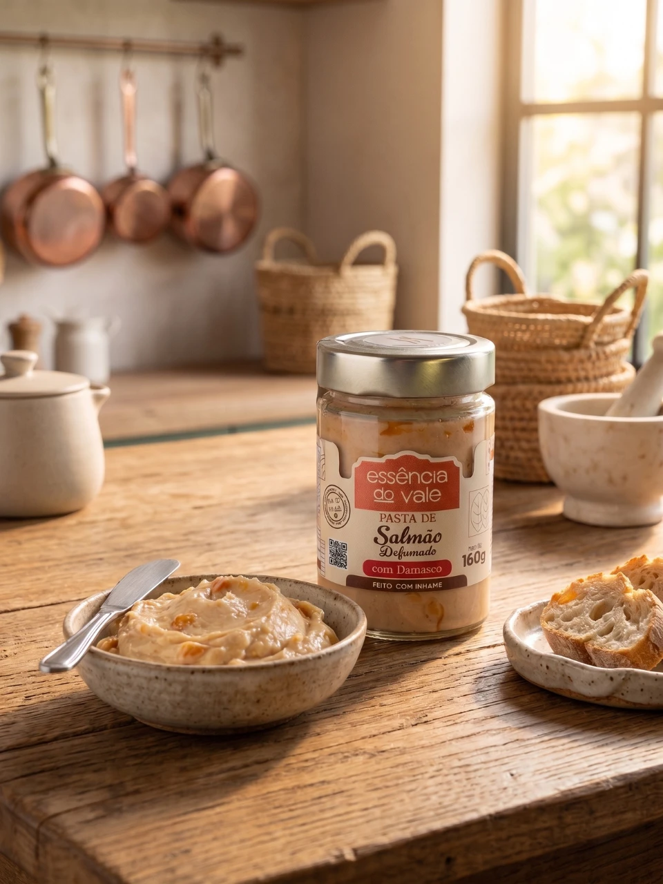 Pasta de Salmão com Damasco Essência do Vale 160g - Imagem 2