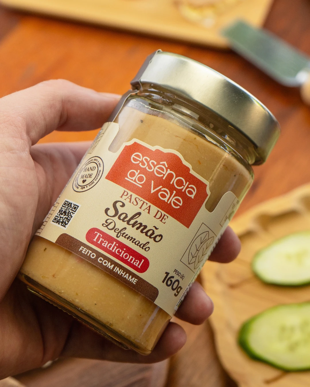Pasta de Salmão Tradicional Essência do Vale 160g - Imagem 2
