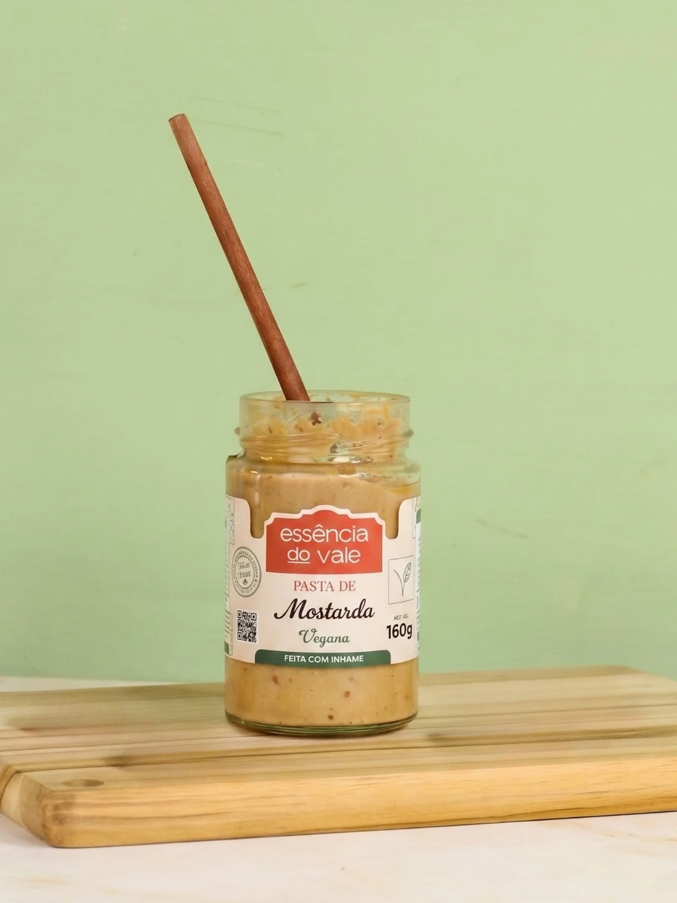 Pasta Vegana de Mostarda Essência do Vale 160g - Imagem 2