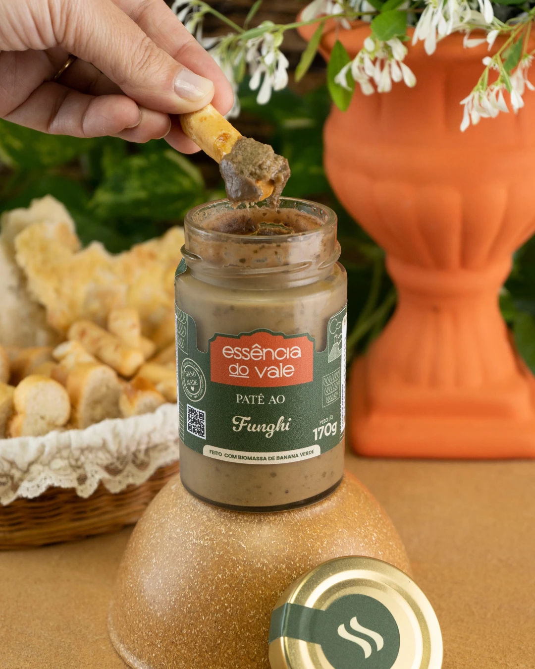 Patê ao Funghi Essência do Vale 170g - Imagem 2