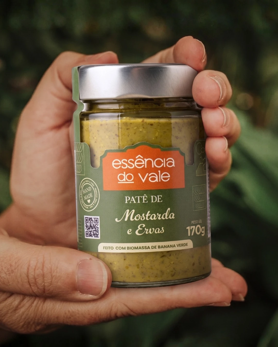 Patê de Mostarda e Ervas Vegano Essência do Vale 170g - Imagem 3