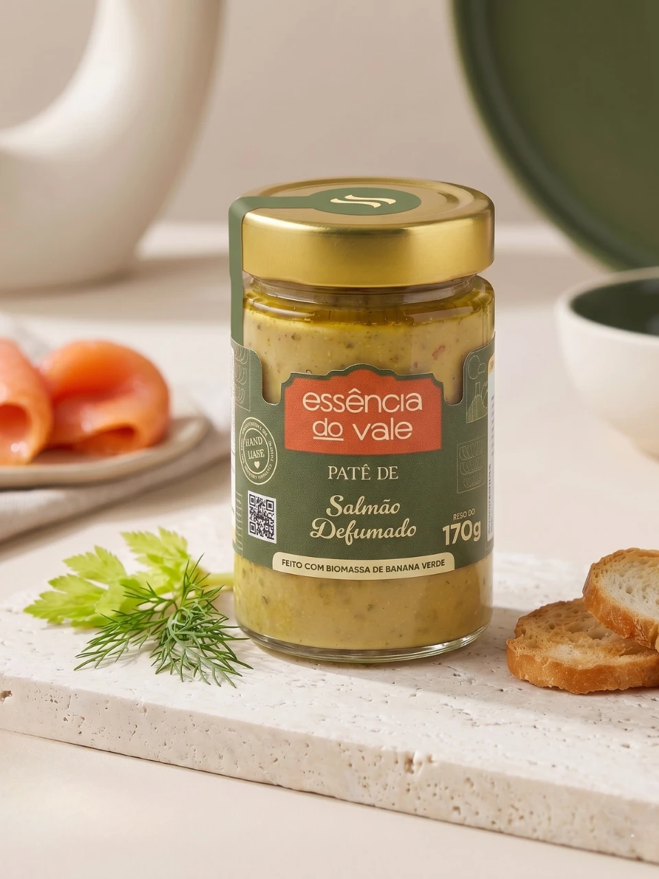 Patê de Salmão Defumado Essência do Vale 170g - Imagem 2