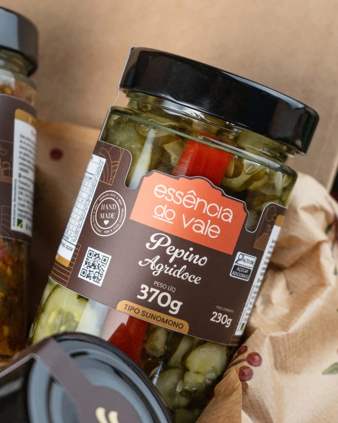 Pepino Agridoce Essência do Vale 370g - Imagem 3