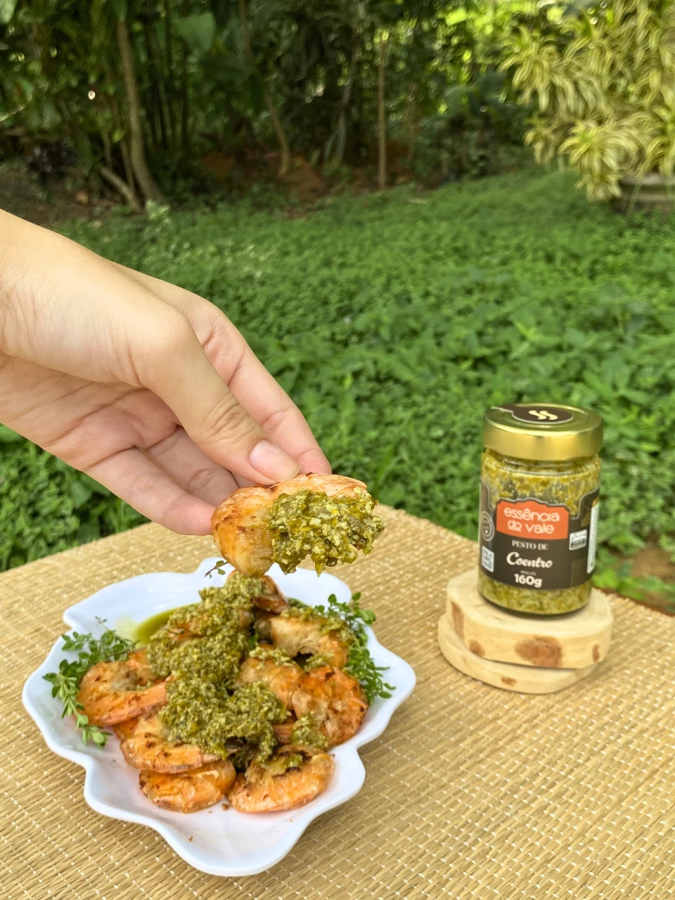 Pesto de Coentro Essência do Vale 160g - Imagem 4
