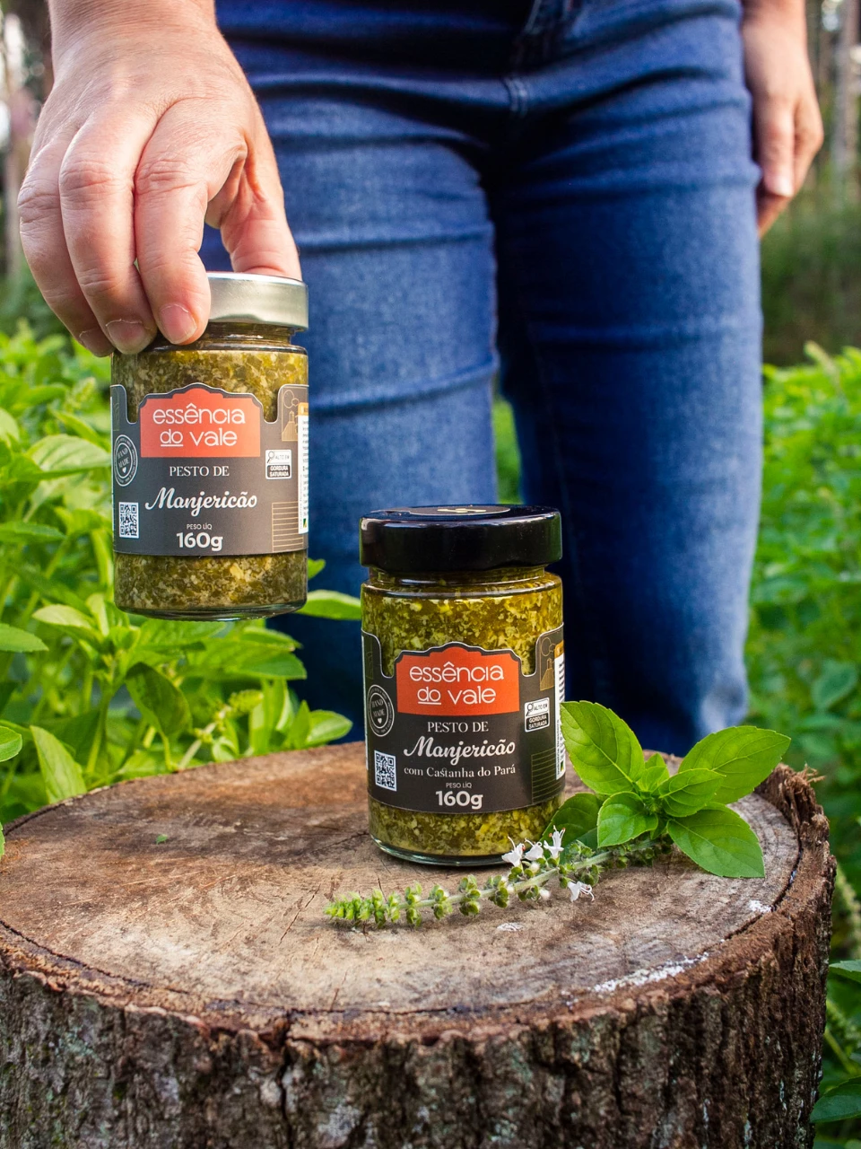 Pesto de Manjericão Essência do Vale 160g - Imagem 3